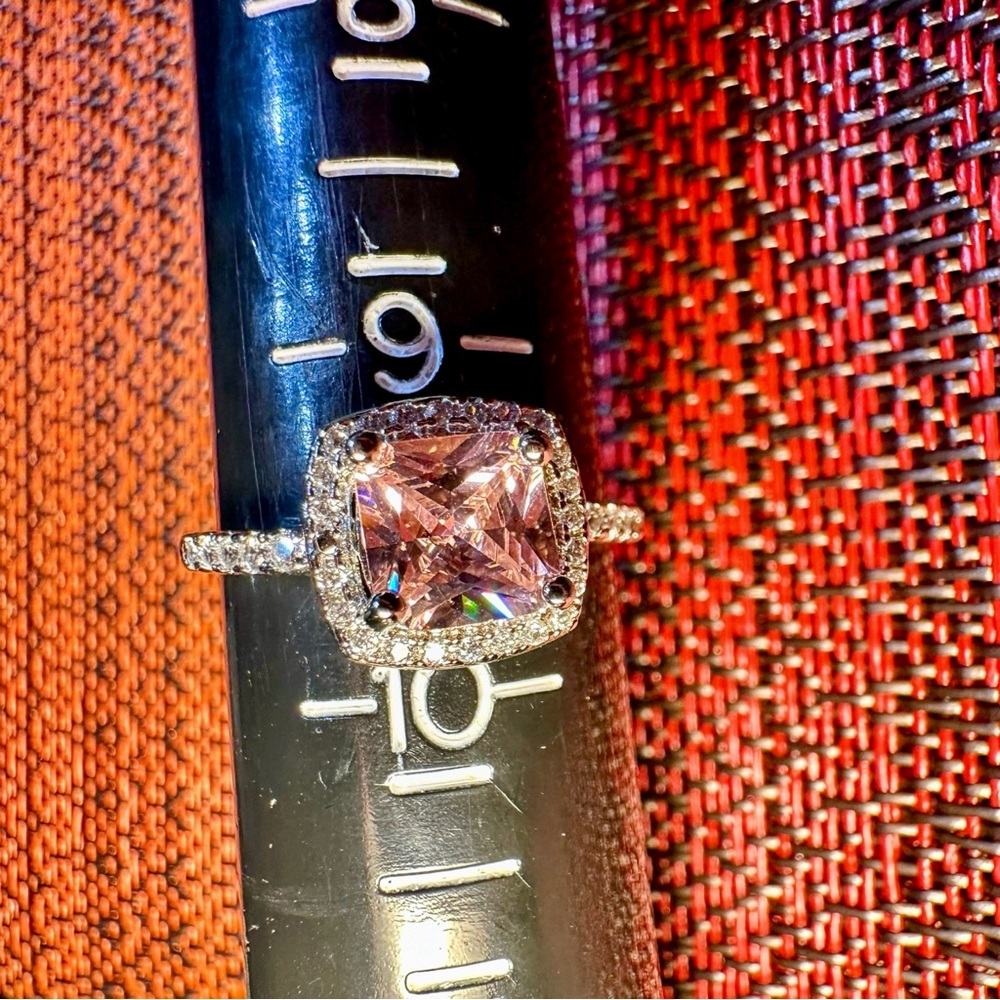 Fragrant Jewels Radiant Pink and Silver Ring
